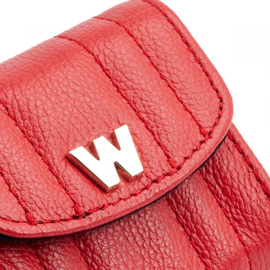 Wolf Mimi Earpods Case with Wristlet Red - Penelope Kate