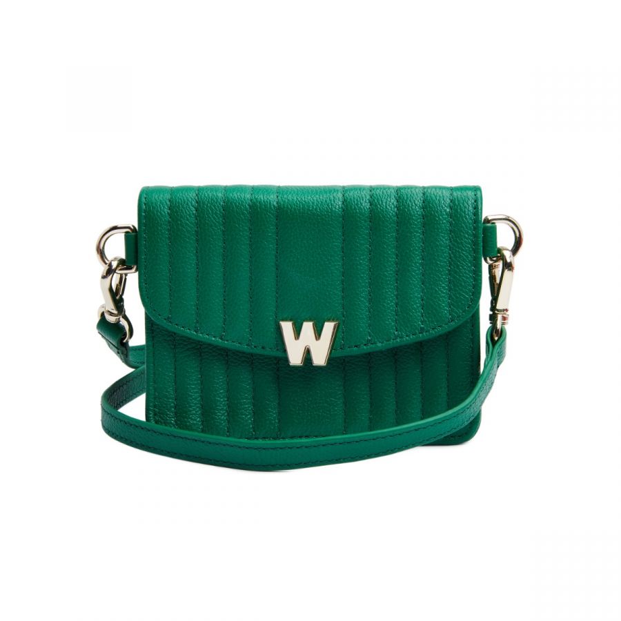 Wolf Mimi Mini Bag with Wristlet & Lanyard Green - Penelope Kate