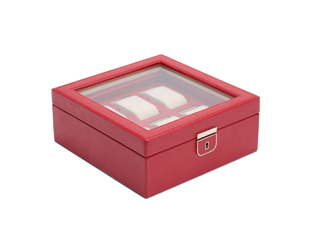 Wolf Palermo 6 Piece Watch Box Red - Penelope Kate