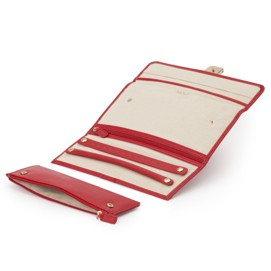 Wolf Palermo Jewellery Roll Red - Penelope Kate