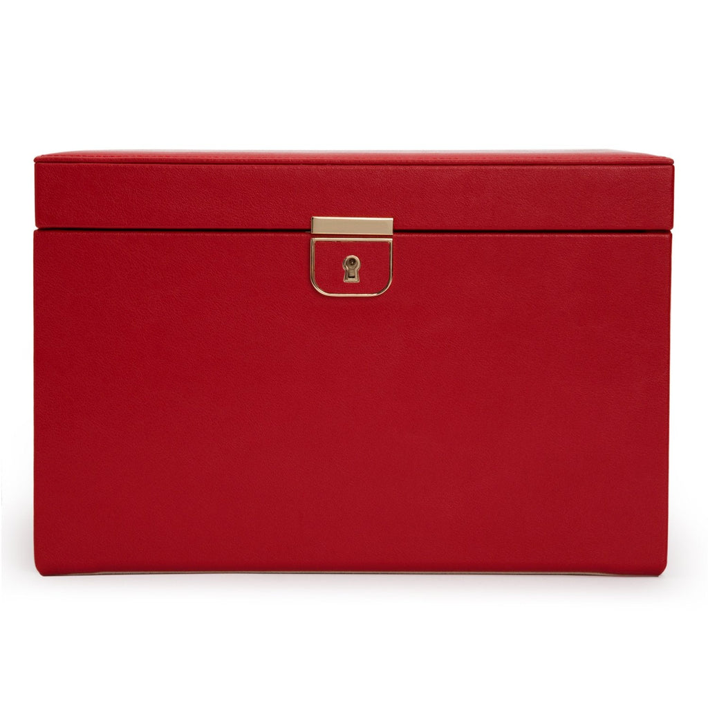 Wolf Palermo Large Jewellery Box Red - Penelope Kate