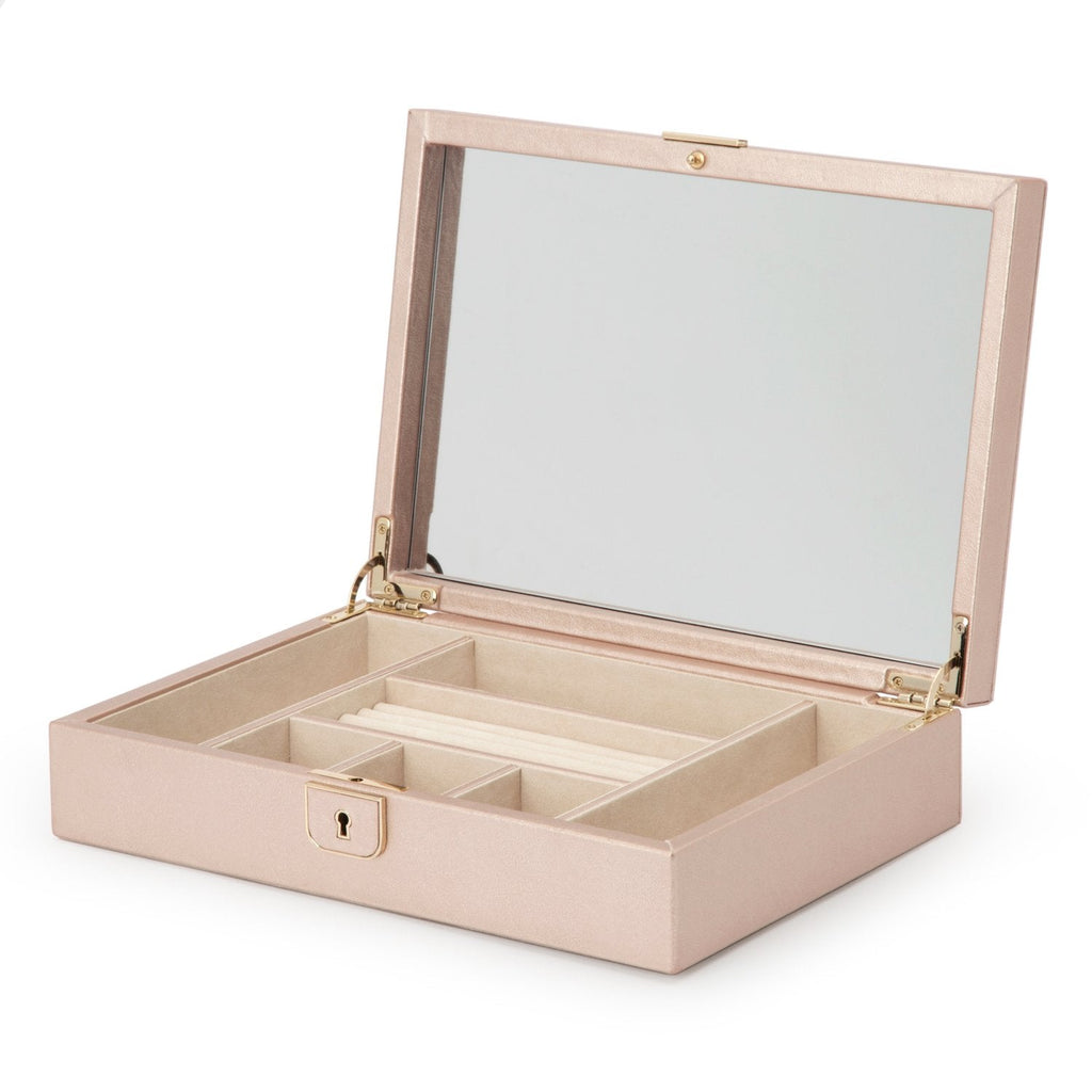 Wolf Palermo Medium Jewellery Box Rose Gold - Penelope Kate