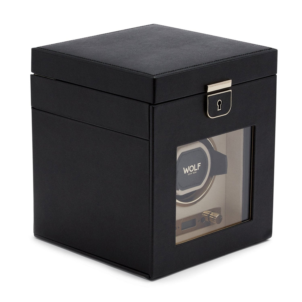 Wolf Palermo Single Watch Winder Black - Penelope Kate