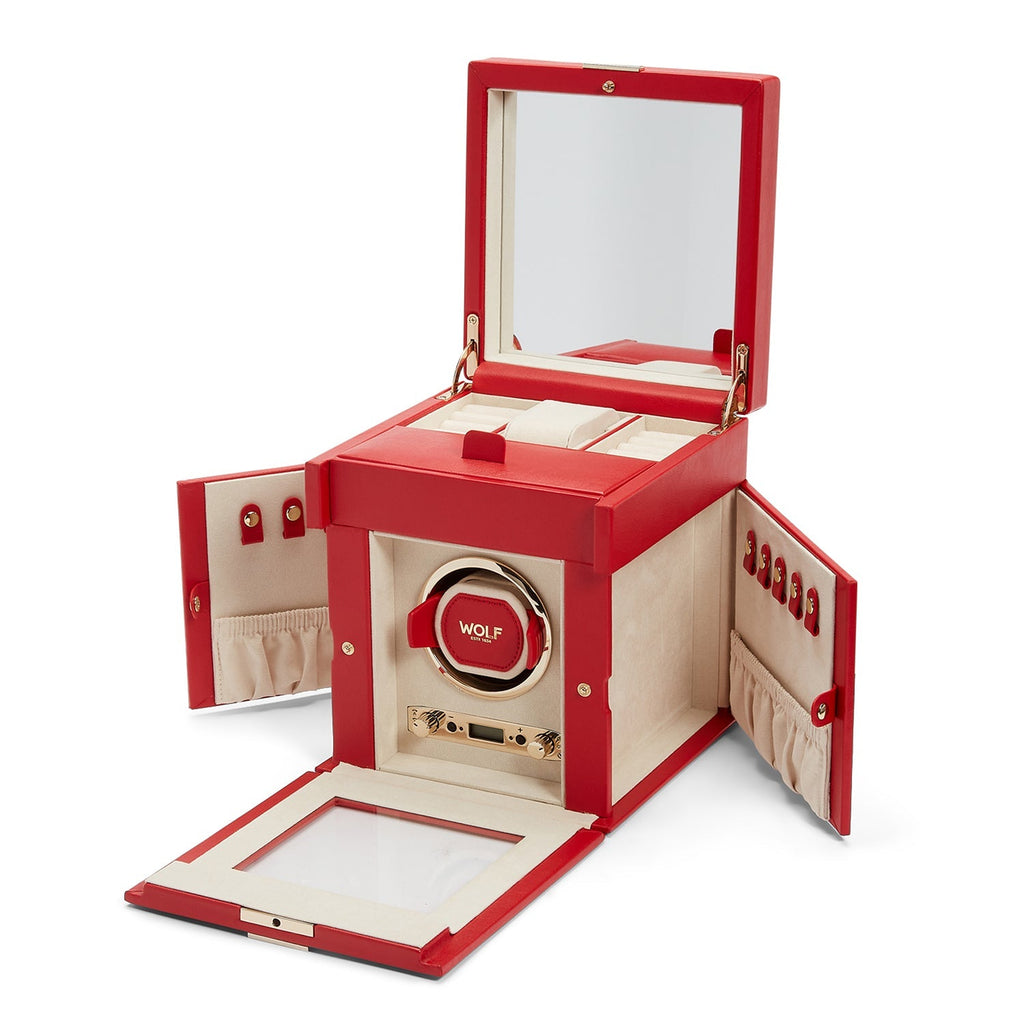 Wolf Palermo Single Watch Winder Red - Penelope Kate