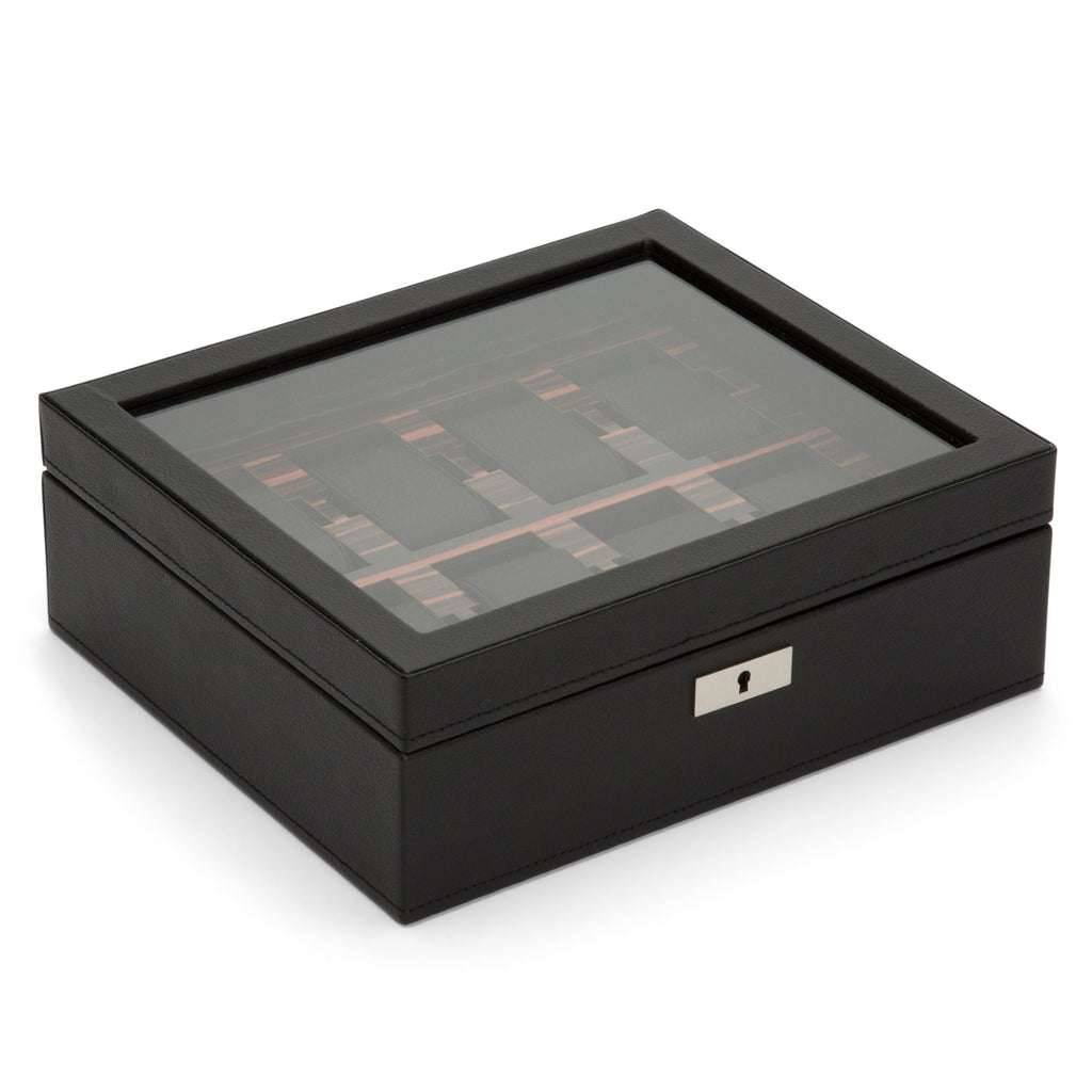 Wolf Roadster 8 Pc Watch Box Black - Penelope Kate