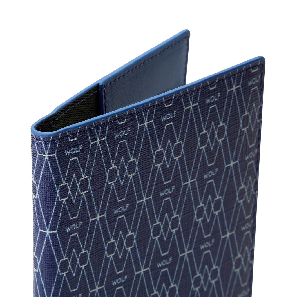 Wolf Signature Passport Sleeve Blue - Penelope Kate