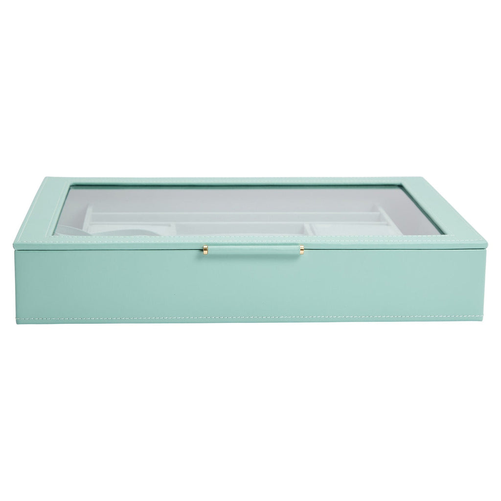 Wolf Sophia Jewellery Box with Window Jade - Penelope Kate