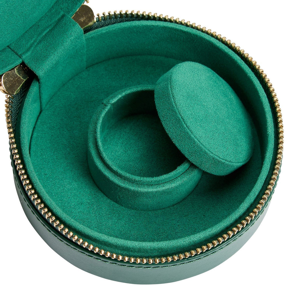 Wolf Sophia Mini Round Zip Case Forest Green - Penelope Kate