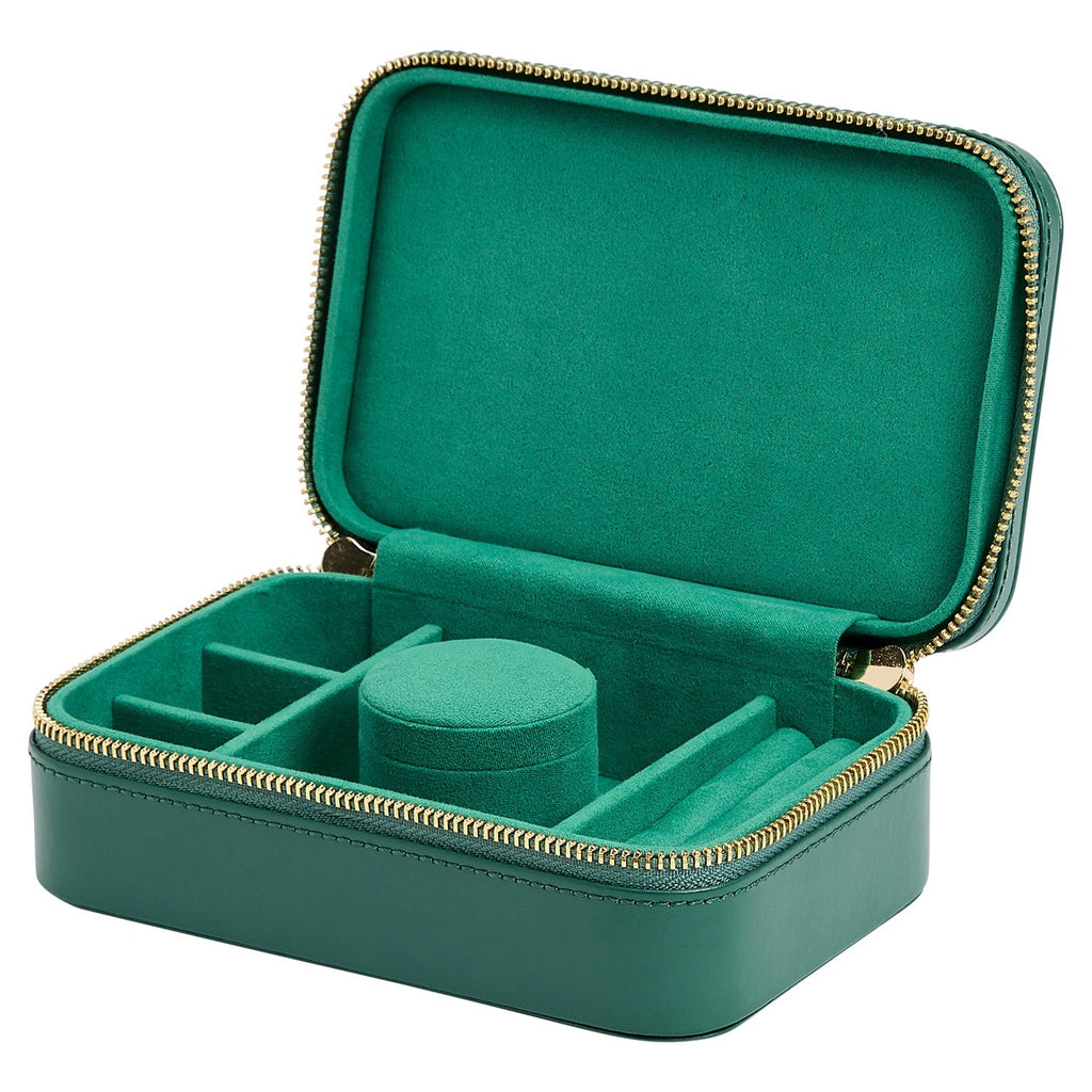 Wolf Sophia Travel Zip Case Forest Green - Penelope Kate