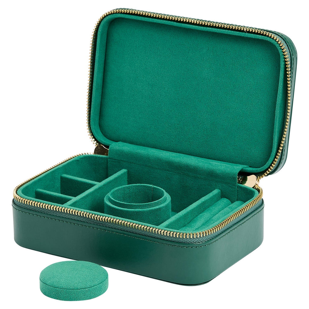 Wolf Sophia Travel Zip Case Forest Green - Penelope Kate