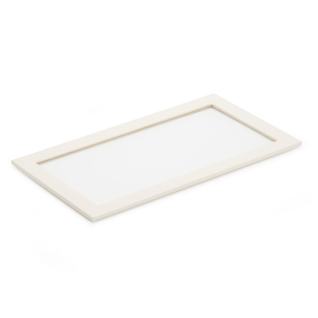 Wolf Vault Tray Glass Lid Ivory - Penelope Kate