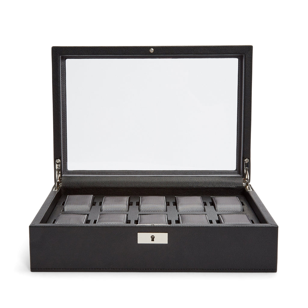 Wolf Viceroy 10 Pc Watch Box Black - Penelope Kate